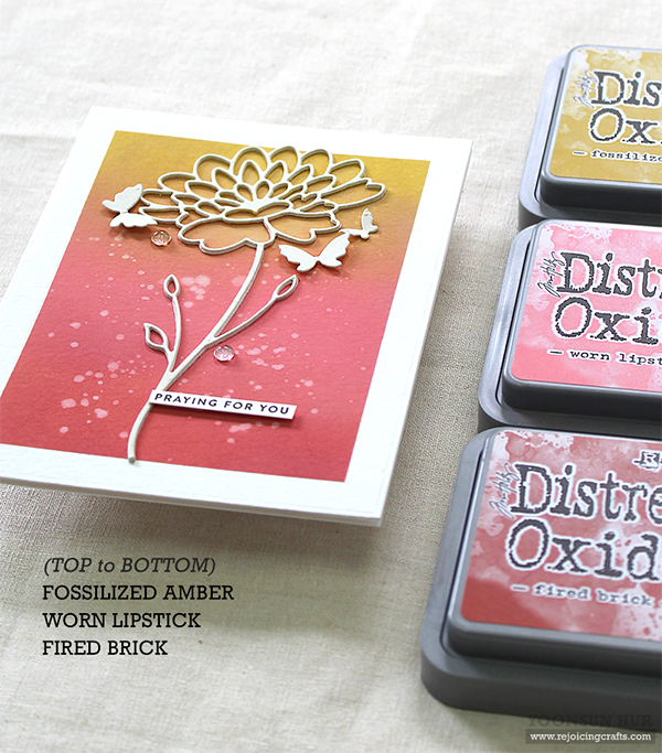 SSS Distress Oxide Ink Blending | RejoicingCrafts