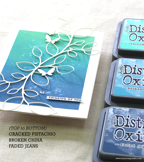 SSS Distress Oxide Ink Blending | RejoicingCrafts